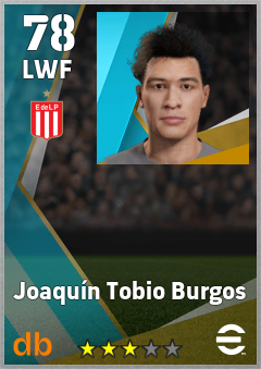 Joaquín Tobio Burgos — LWF, OVR 78, MAX 78