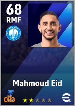 Mahmoud Eid — RMF, OVR 68, MAX 68