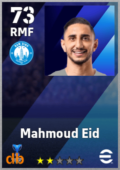 Mahmoud Eid — RMF, OVR 73, MAX 73