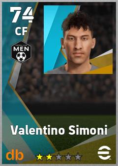 Valentino Simoni eFootball player card
