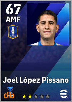 Joel López Pissano — AMF, OVR 67, MAX 67