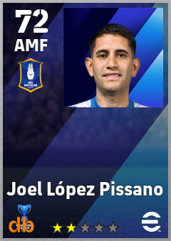 Joel López Pissano — AMF, OVR 72, MAX 72