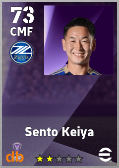 Sento Keiya — CMF, OVR 73, MAX 73