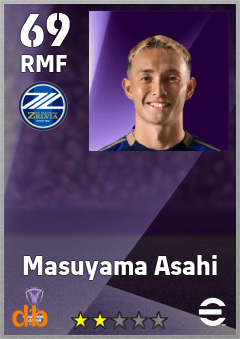 Masuyama Asahi — RMF, OVR 69, MAX 69