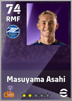 Masuyama Asahi — RMF, OVR 74, MAX 74
