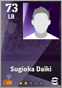 Sugioka Daiki — LB, OVR 73, MAX 73