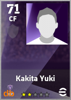 Kakita Yuki — CF, OVR 71, MAX 71
