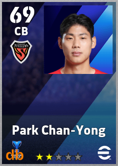 Park Chan-Yong — CB, OVR 69, MAX 69