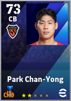 Park Chan-Yong — CB, OVR 73, MAX 73