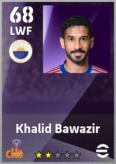 Khalid Bawazir eFootball player card