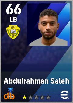 Abdulrahman Saleh — LB, OVR 66, MAX 66