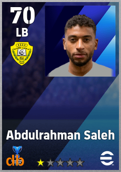 Abdulrahman Saleh — LB, OVR 70, MAX 70