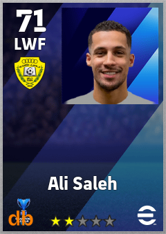 Ali Saleh — LWF, OVR 71, MAX 71