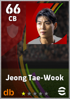 Jeong Tae-Wook eFootball player card