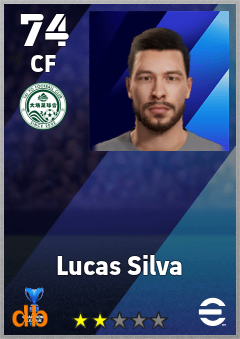 Lucas Silva — CF, OVR 74, MAX 74