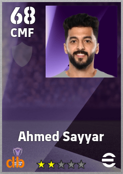 Ahmed Sayyar — CMF, OVR 68, MAX 68