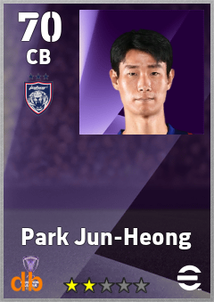 Park Jun-Heong eFootball player card
