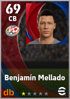 Benjamín Mellado eFootball player card