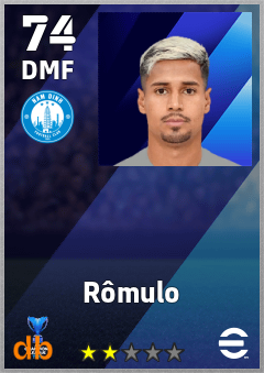 Rômulo — DMF, OVR 74, MAX 74
