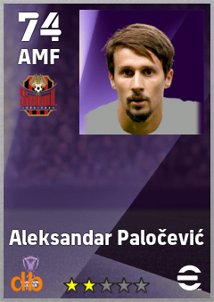Aleksandar Paločević — AMF, OVR 74, MAX 74
