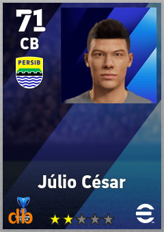 Júlio César — CB, OVR 71, MAX 71