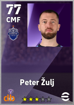 Peter Žulj — CMF, OVR 77, MAX 77