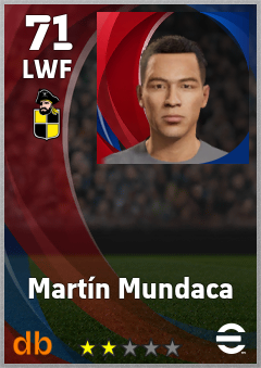 Martín Mundaca — LWF, OVR 71, MAX 71