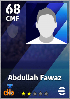 Abdullah Fawaz — CMF, OVR 68, MAX 68