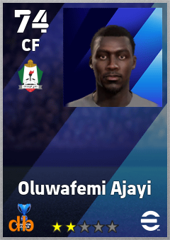 Oluwafemi Ajayi — CF, OVR 74, MAX 74