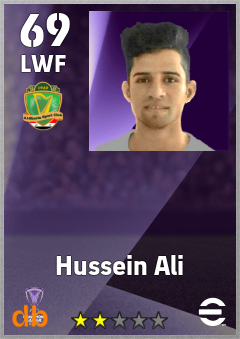 Hussein Ali eFootball player card