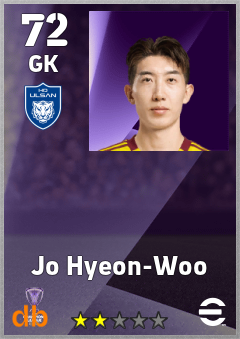 Jo Hyeon-Woo eFootball player card