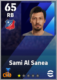 Sami Al Sanea — RB, OVR 65, MAX 65