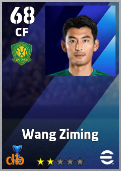 Wang Ziming eFootball player card