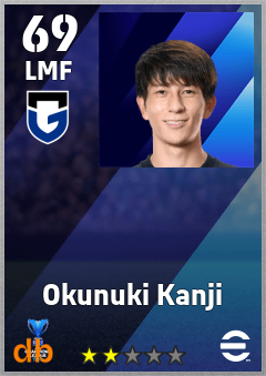 Okunuki Kanji — LMF, OVR 69, MAX 69