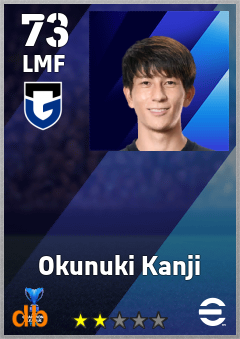Okunuki Kanji — LMF, OVR 73, MAX 73