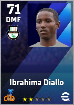 Ibrahima Diallo — DMF, OVR 71, MAX 71
