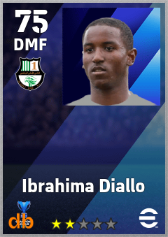 Ibrahima Diallo — DMF, OVR 75, MAX 75