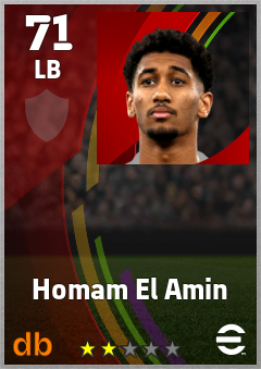 Homam El Amin eFootball player card