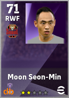 Moon Seon-Min — RWF, OVR 71, MAX 71
