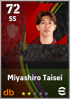 Miyashiro Taisei eFootball player card