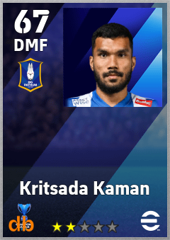 Kritsada Kaman — DMF, OVR 67, MAX 67