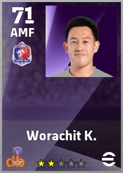 Worachit K. — AMF, OVR 71, MAX 71