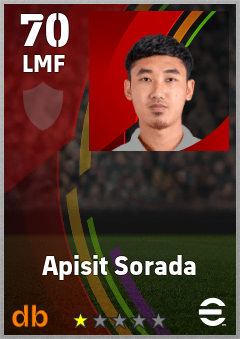 Apisit Sorada — LMF, OVR 70, MAX 70