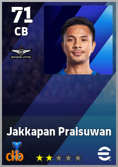 Jakkapan Praisuwan — CB, OVR 71, MAX 71