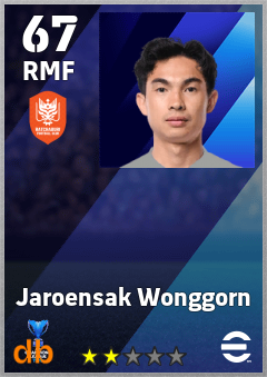 Jaroensak Wonggorn — RMF, OVR 67, MAX 67