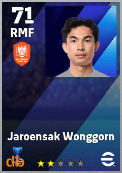 Jaroensak Wonggorn — RMF, OVR 71, MAX 71