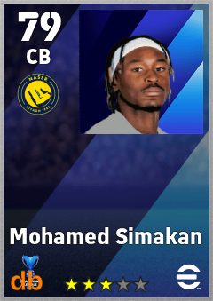 Mohamed Simakan — CB, OVR 79, MAX 79