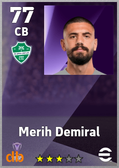 Merih Demiral eFootball player card