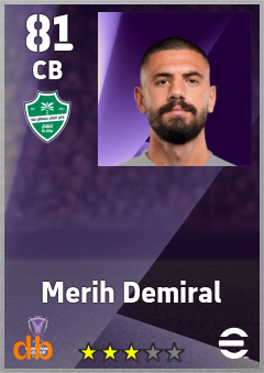 Merih Demiral — CB, OVR 81, MAX 81