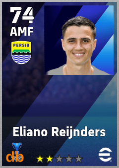 Eliano Reijnders — AMF, OVR 74, MAX 74